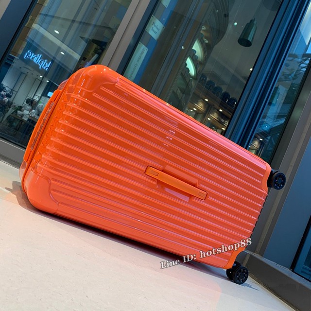 RIMOWA行李箱PC四輪拉杆箱 日默瓦橙色30寸旅行箱 gdx1089